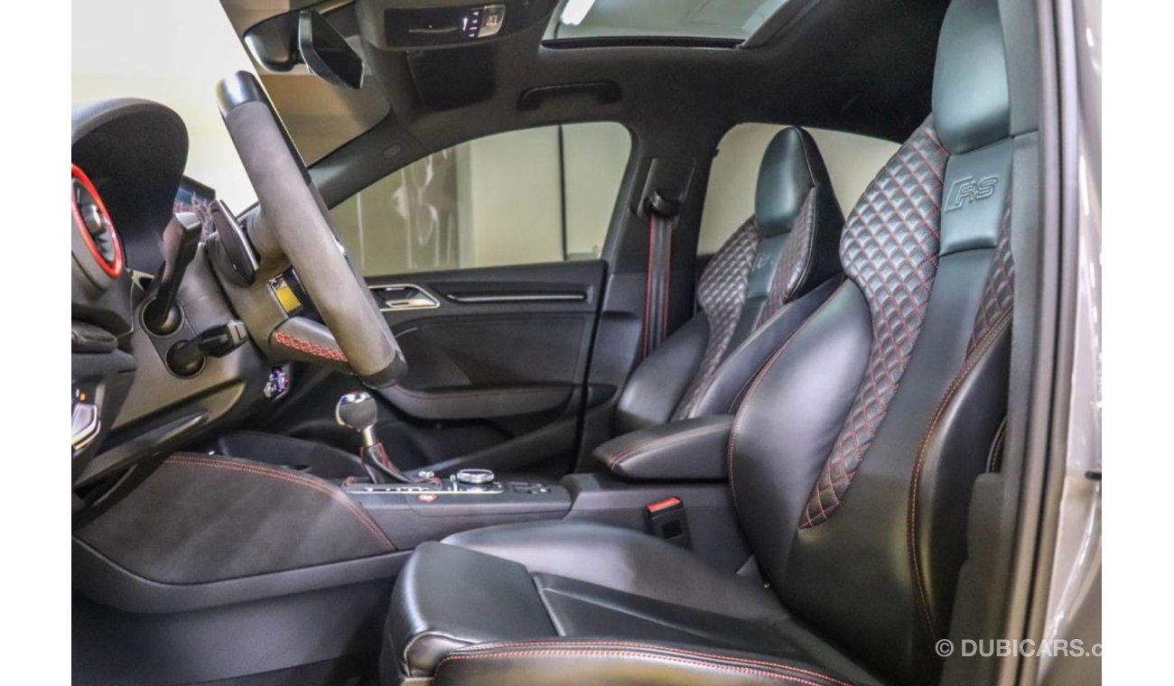 أودي RS3 Audi RS3 2018 GCC under Agency Warranty with Zero Down-Payment.