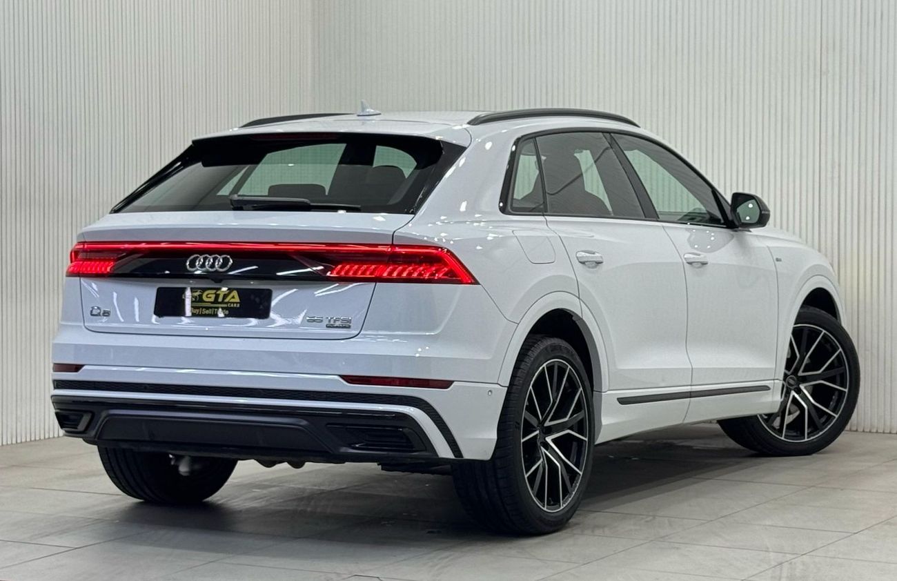 أودي Q8 55 TFSI quattro S Line 3.0L 2021 Audi Q8 S-Line 55TFSI Quattro, 2026 Audi Warranty + Service Pack, F