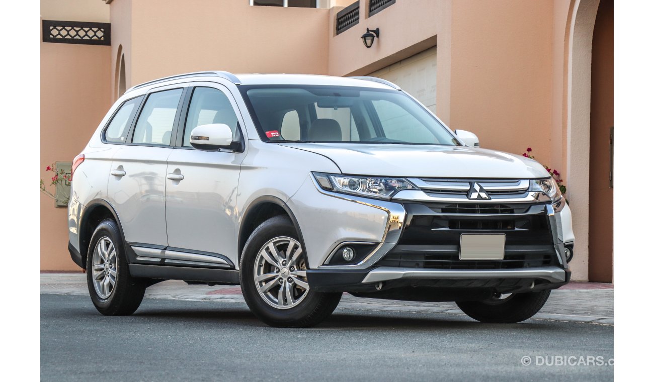 Mitsubishi Outlander 2017 GCC under Warranty with Zero downpayment.