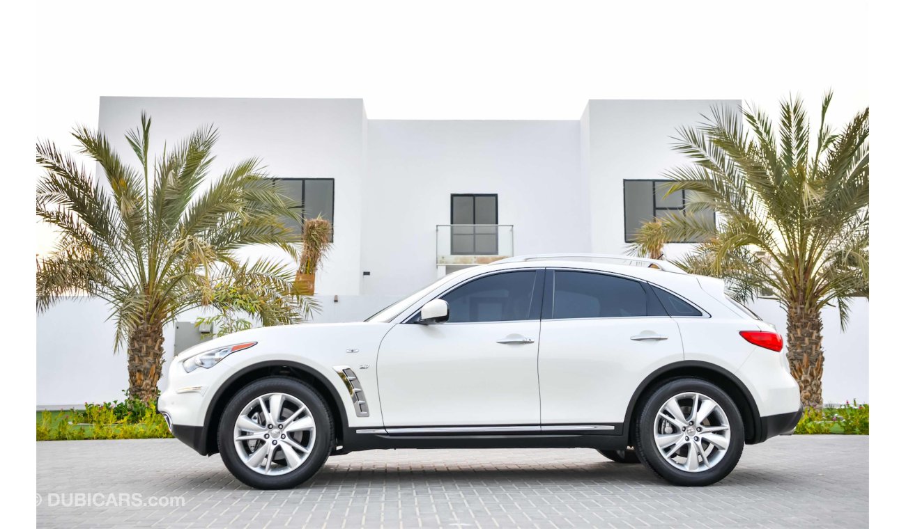 Infiniti QX70 Warranty and Service package till 2022 - AED 2,233 Per Month! - 0% DP