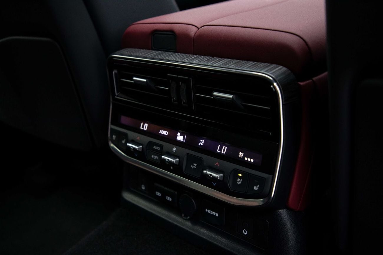 Toyota Land Cruiser LC300 GR-Sport 3.5L Hybrid - Attitude Black Inside GRS Black and Dark Red | Export