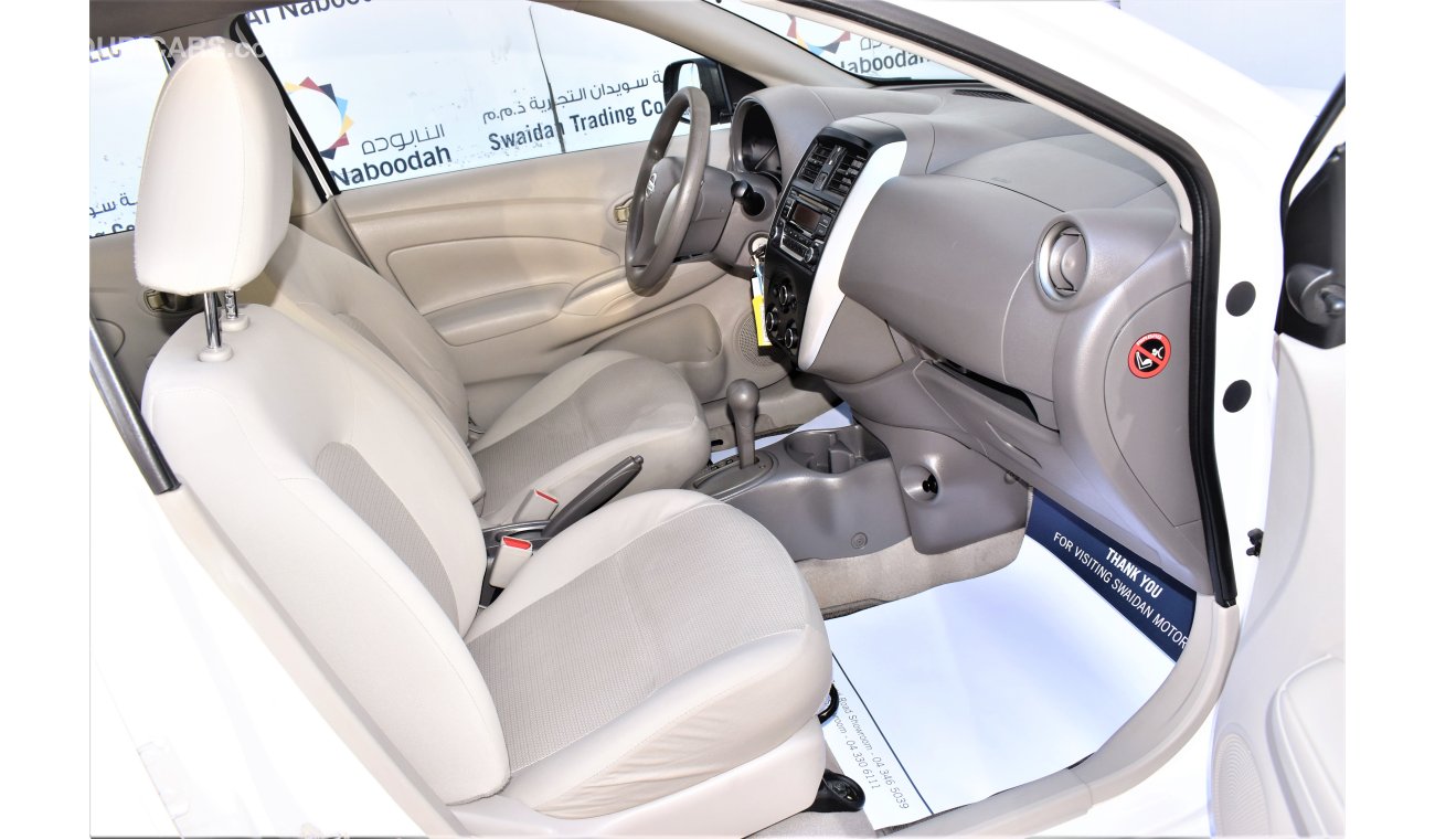 Nissan Sunny AED 586 PM | 1.5L S GCC DEALER WARRANTY