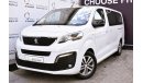 Peugeot Traveller AED 2079 PM | 2.0L AT L3 VIP BUSINESS 2024 GCC AGENCY WARRANTY UP TO 2030 OR 300K KM