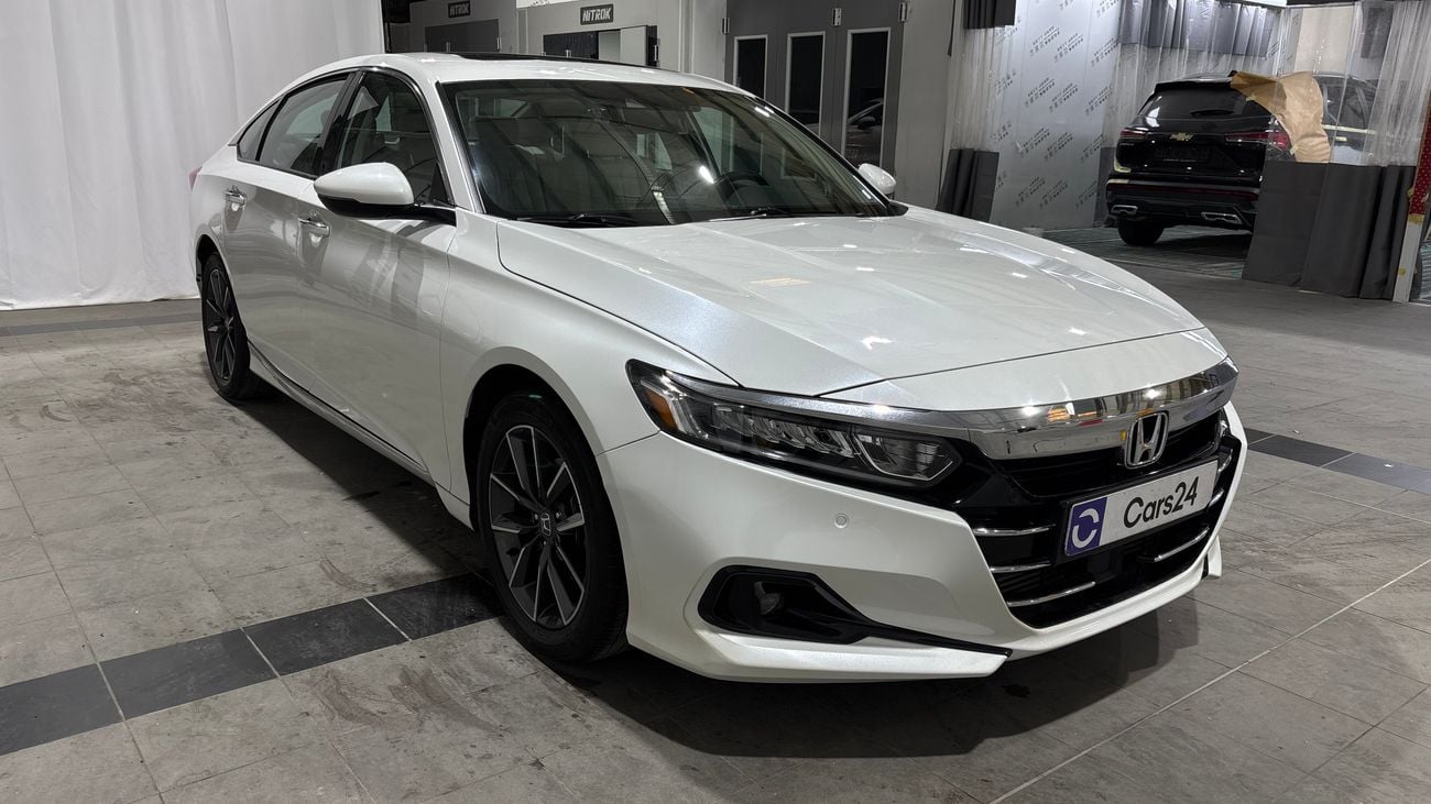 هوندا أكورد EX-L 2021 EX L | AED 1050/Month | 0 DP | 30 Day Return | Warranty | Service History