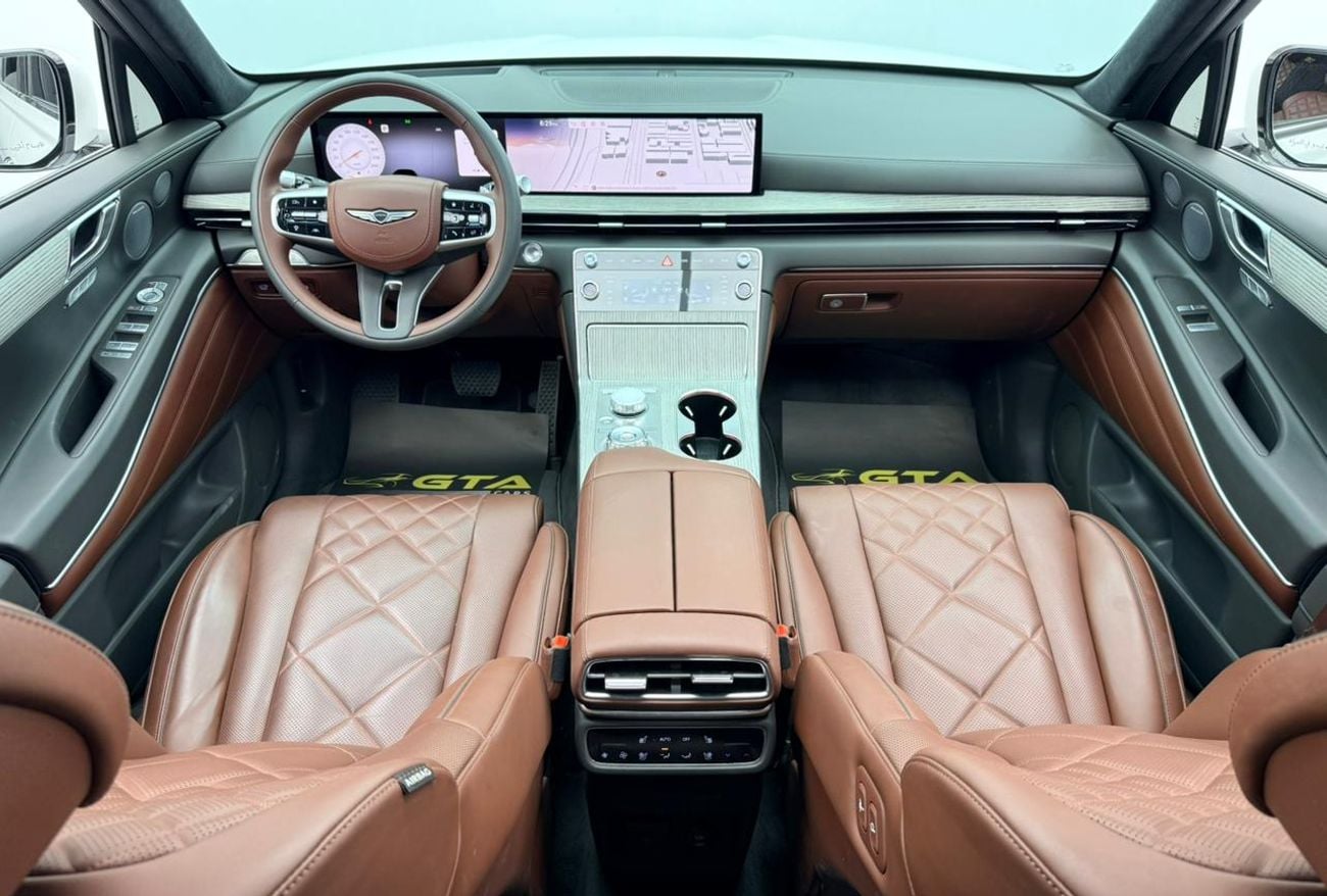 جينيسس GV80 Royal 3.5L AWD 2025 Genesis GV80 Royal, 2030 Genesis Warranty + Service Pack, Very Low Km, 7 Seater,