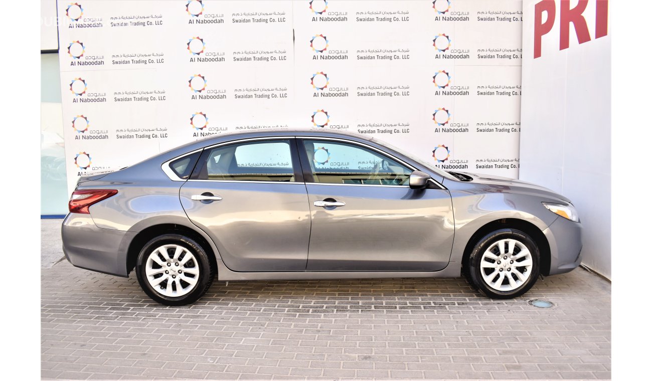 Nissan Altima AED 1233 PM | 0% DP | 2.5L S 2018 GCC WARRANTY