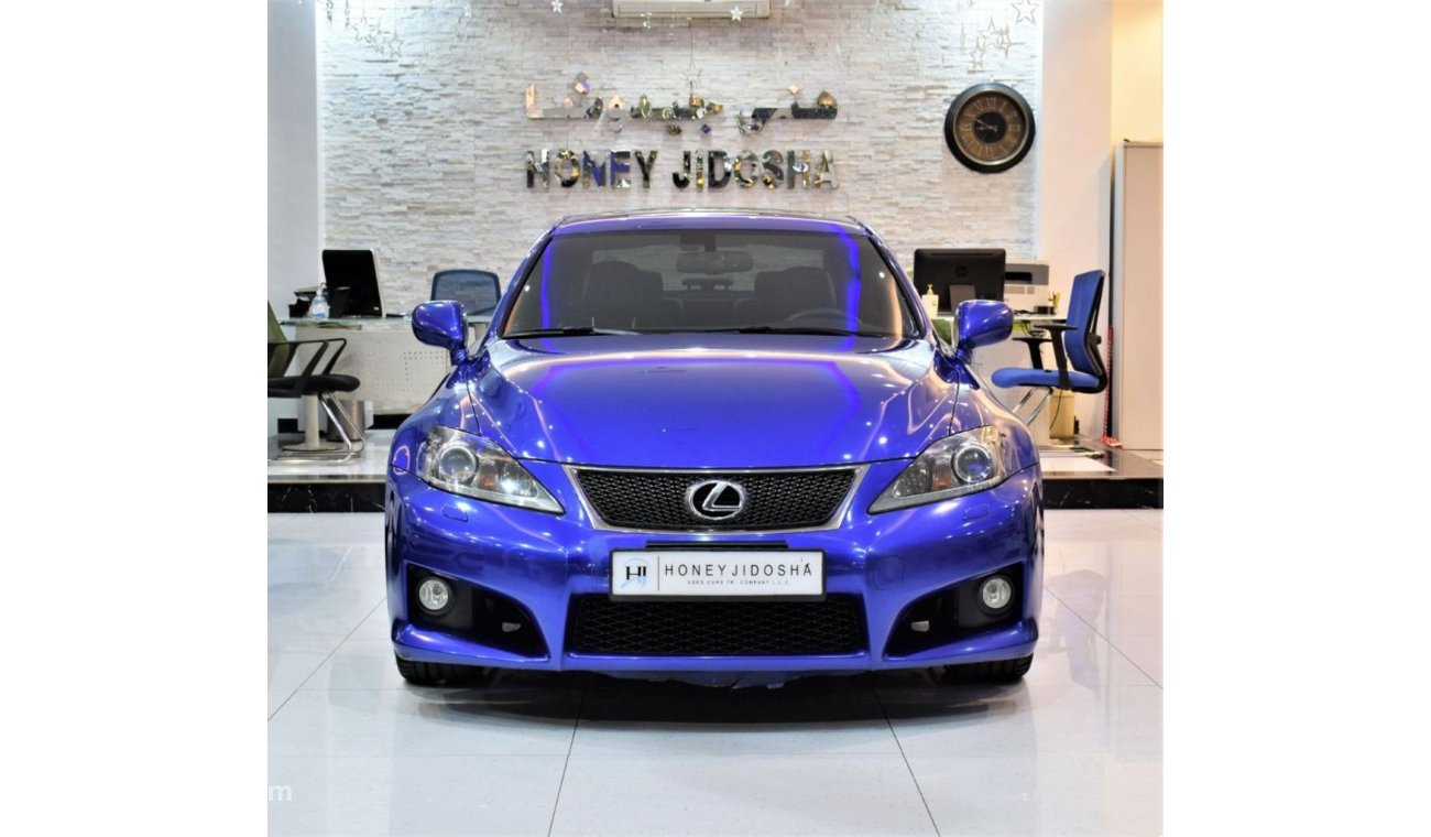 لكزس IS-F VERY RARE CAR in the MARKET! EXCELLENT DEAL for our Lexus iS F-Sport 2011 Model!! in Blue Color! GCC