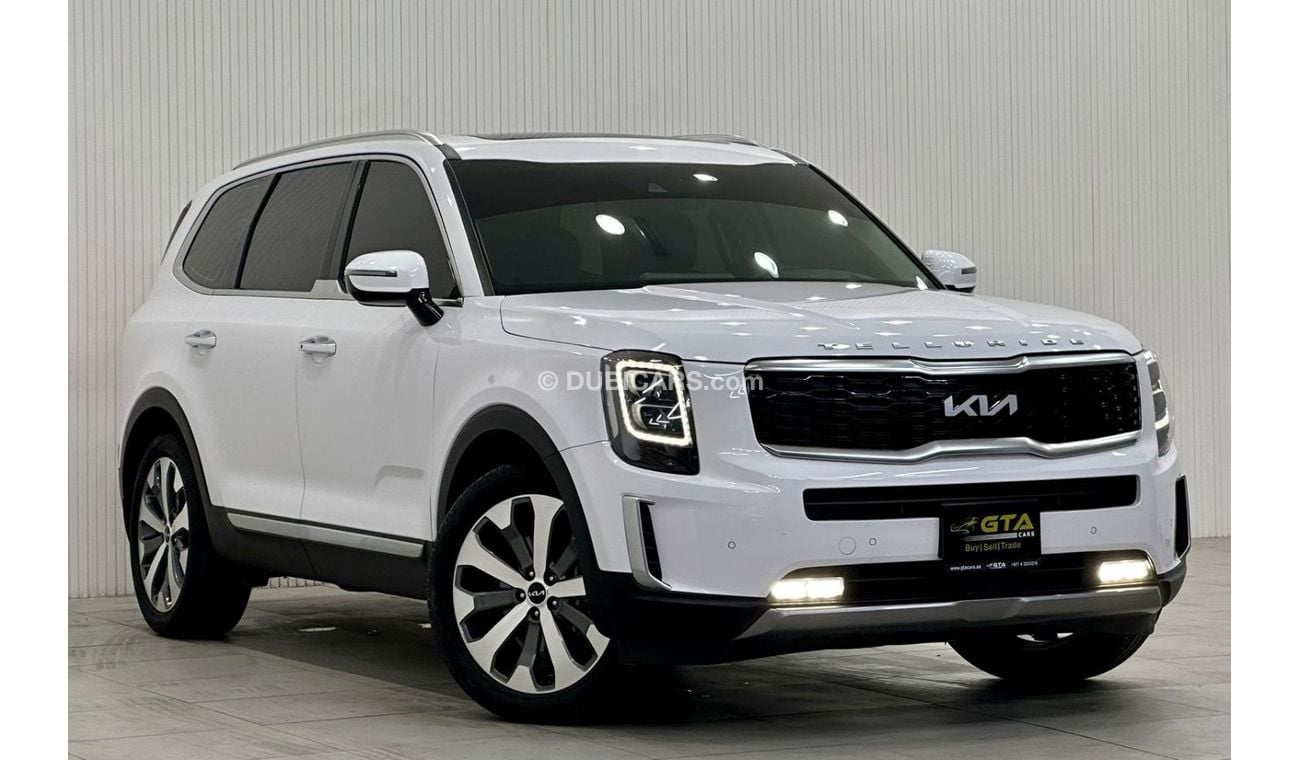 كيا تيلورايد 2022 KIA Telluride GT-Line, Nov 2026 KIA Warranty, Nov 2024 KIA Service Pack, Full Options, GCC