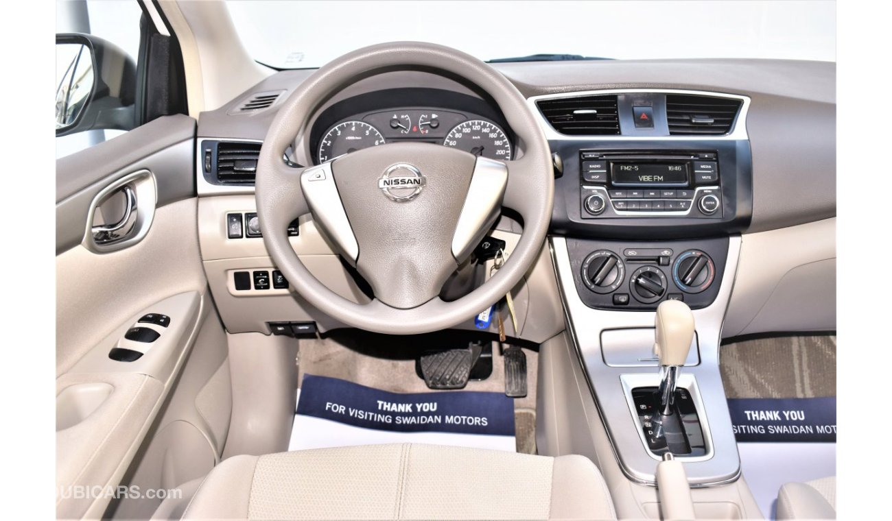 Nissan Sentra AED 1174 PM | 1.6L S GCC DEALER WARRANTY