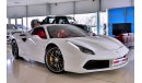 Ferrari 488 GTB 2017 (w/ Al Tayer Warranty & Service)