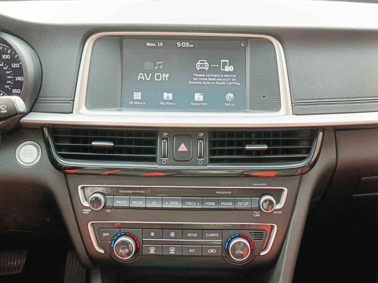 Kia Optima LIMITED / PANORAMIC ROOF / LEATHER SEATS / RADAR / FULL OPTION / LOT # 94503