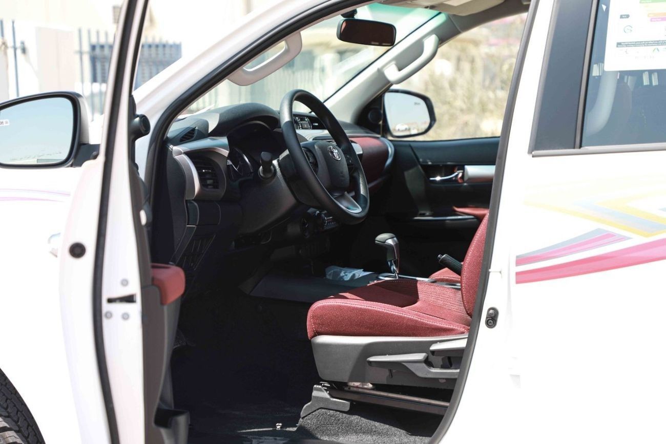 Toyota Hilux 2025 TOYOTA HILUX 2.7 LONG BODY - SUPER WHITE inside RED | Export Only