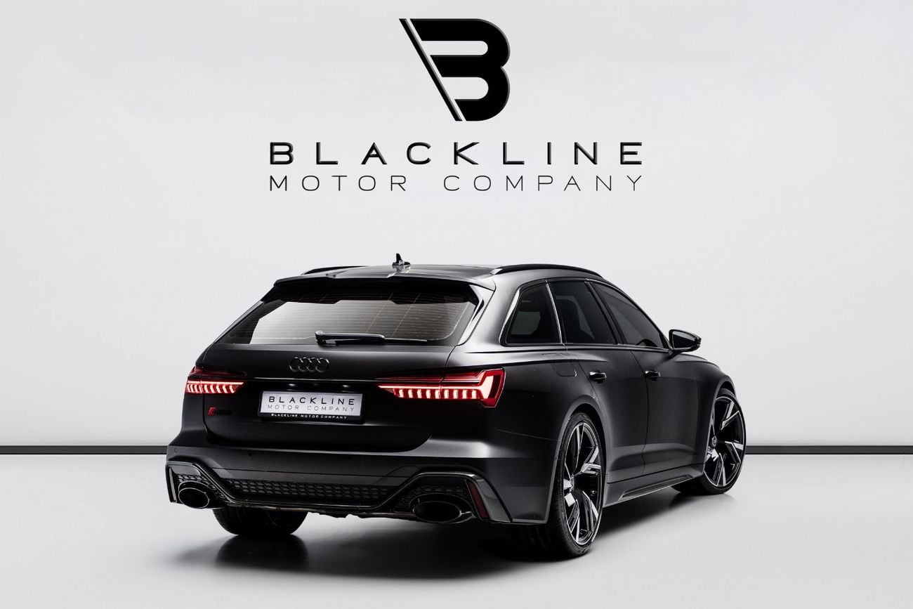 أودي RS6 BUY NOW, PAY 2027 | THE BLACKLINE STANDARD | June 2028 Audi Warranty, GCC