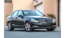 Mercedes-Benz C200 2013 GCC under Warranty with Zero downpayment.