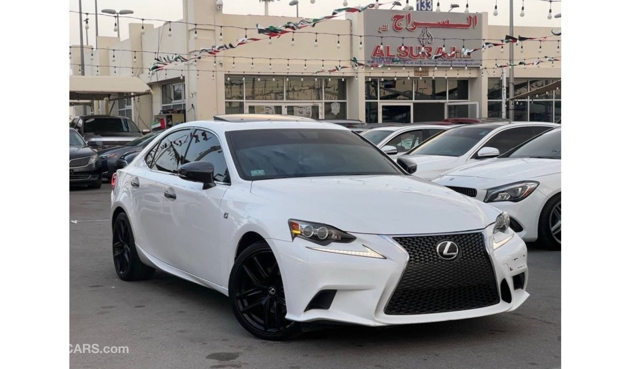Lexus IS-F Platinum Model 2015, imported from America, full option, 6 cylinders, automatic transmission, odomet
