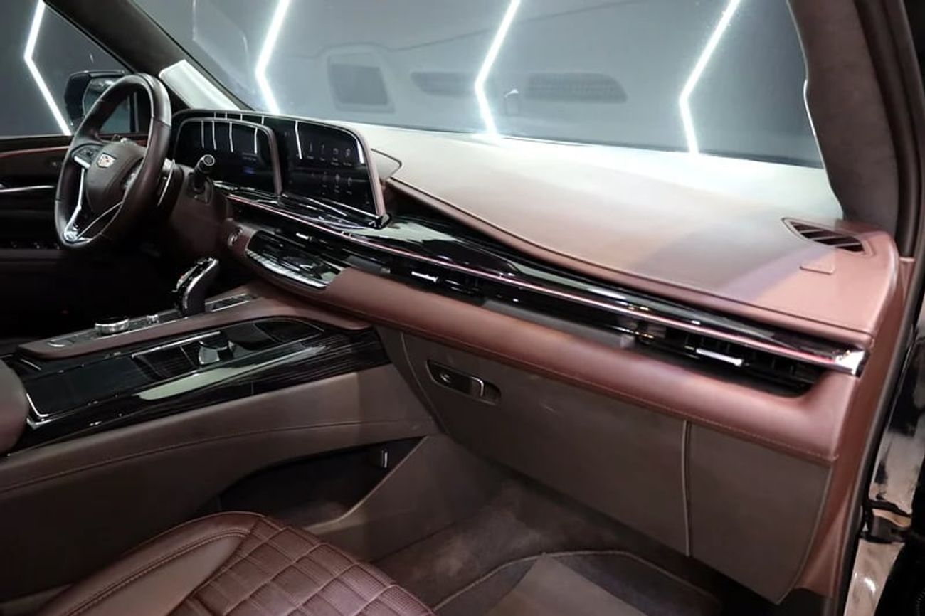 Cadillac Escalade Escalade-V 6.2L Rear-Seat Entertainment, Al Ghandi Warranty + Service Till 07/08/2029!!