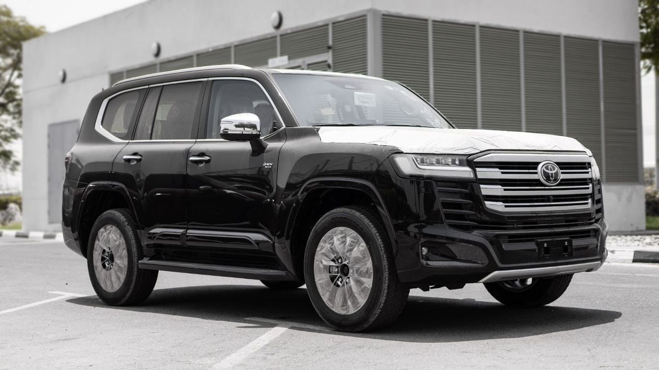 تويوتا لاند كروزر 2025 Toyota Land Cruiser VXR 3.5L AT Hybrid (Black-Red)