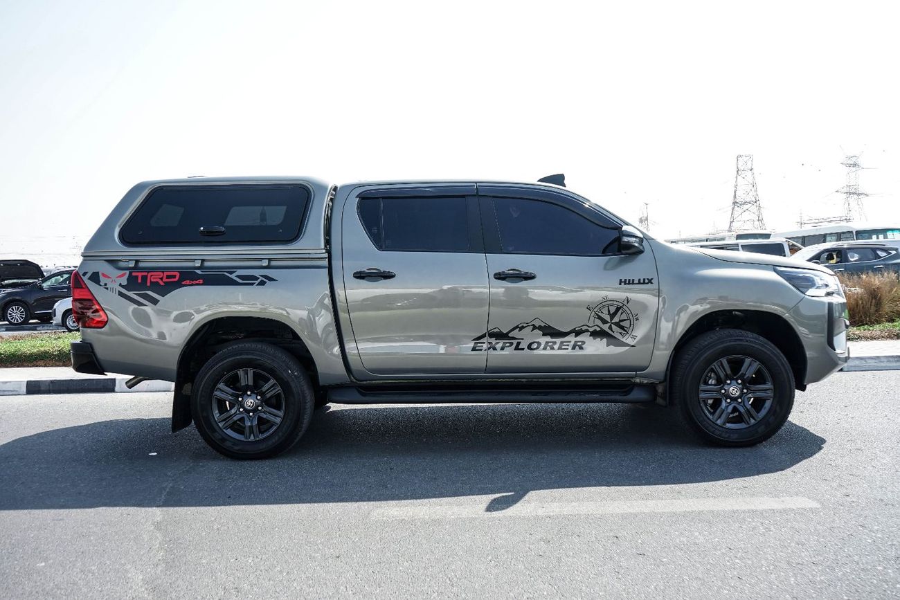 Toyota Hilux A Hilux canopy is a protective shell with a roof, walls, and windows that fits over the tray of a To