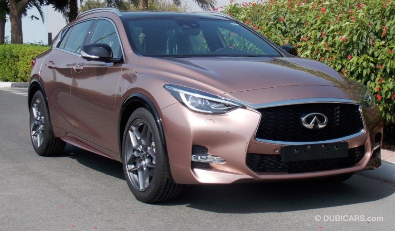 Infiniti Q30 S 2017 Luxury 4dr  AWD 2.0L 4cyl Turbo Full Option Gcc With 3Yrs./100k Km Warranty at the Dealer