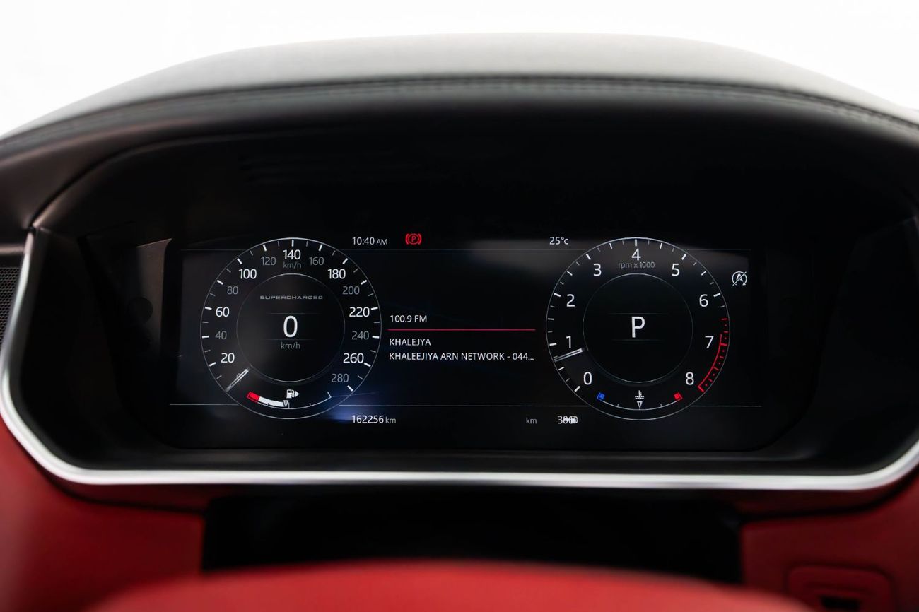 Land Rover Range Rover Supercharged 5.0L GCC-High Specifications-Premium Red Leather Interior