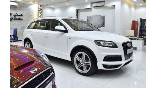 Audi Q7 EXCELLENT DEAL for our Audi Q7 S-Line 4.2L QUATTRO ( 2010 Model ) in White Color GCC Specs