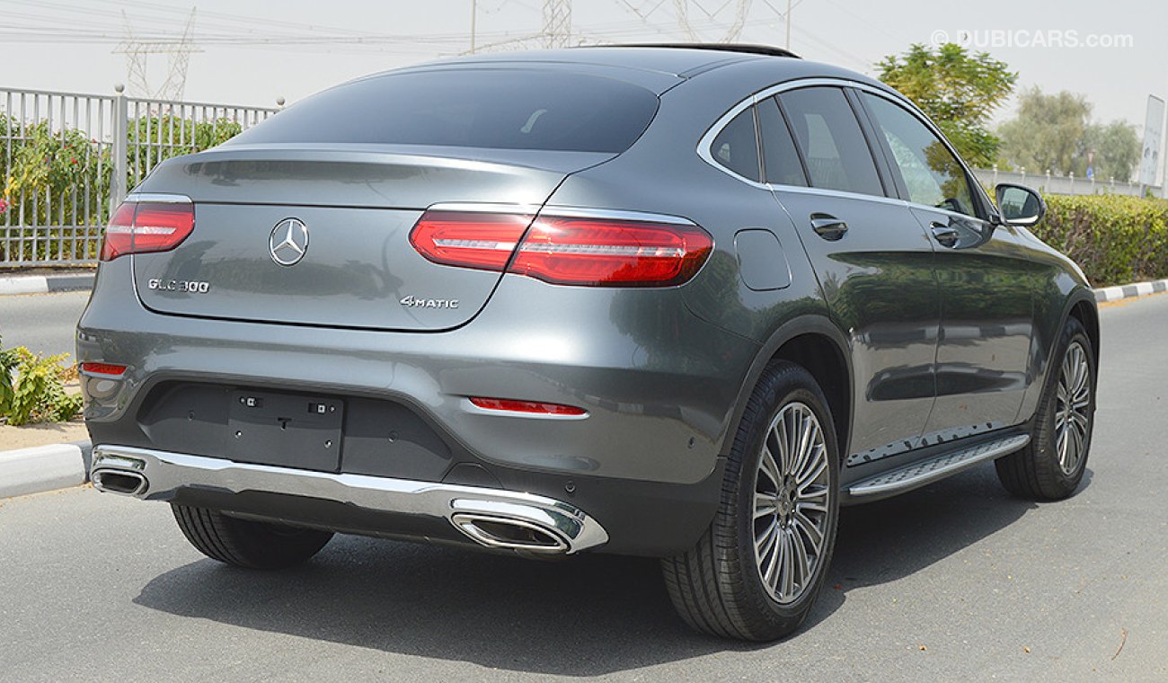 Mercedes-Benz GLC 300 Coupe 2019, 2.0L 4Matic GCC, 0km with 2 Years Unlimited Mileage Warranty