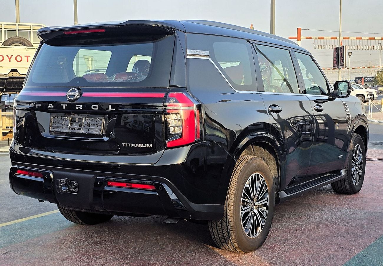 Nissan Patrol LE TITANIUM Nissan Patrol LE Titanium 3.5l twin turbo A/T 4WD SUV GCC Black Color With Compressor 2026 Model