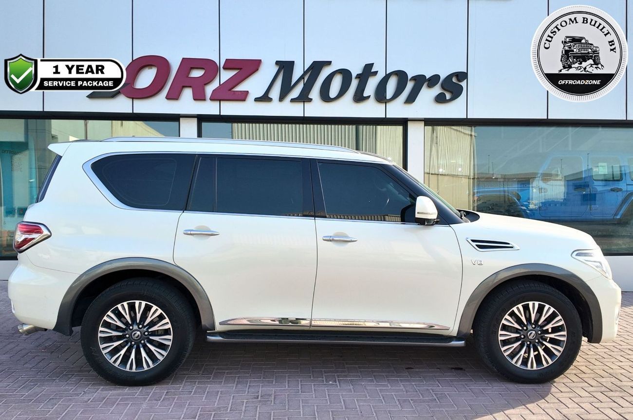 Nissan Patrol Nissan Patrol White Platinum / 1 Year Service Package Included