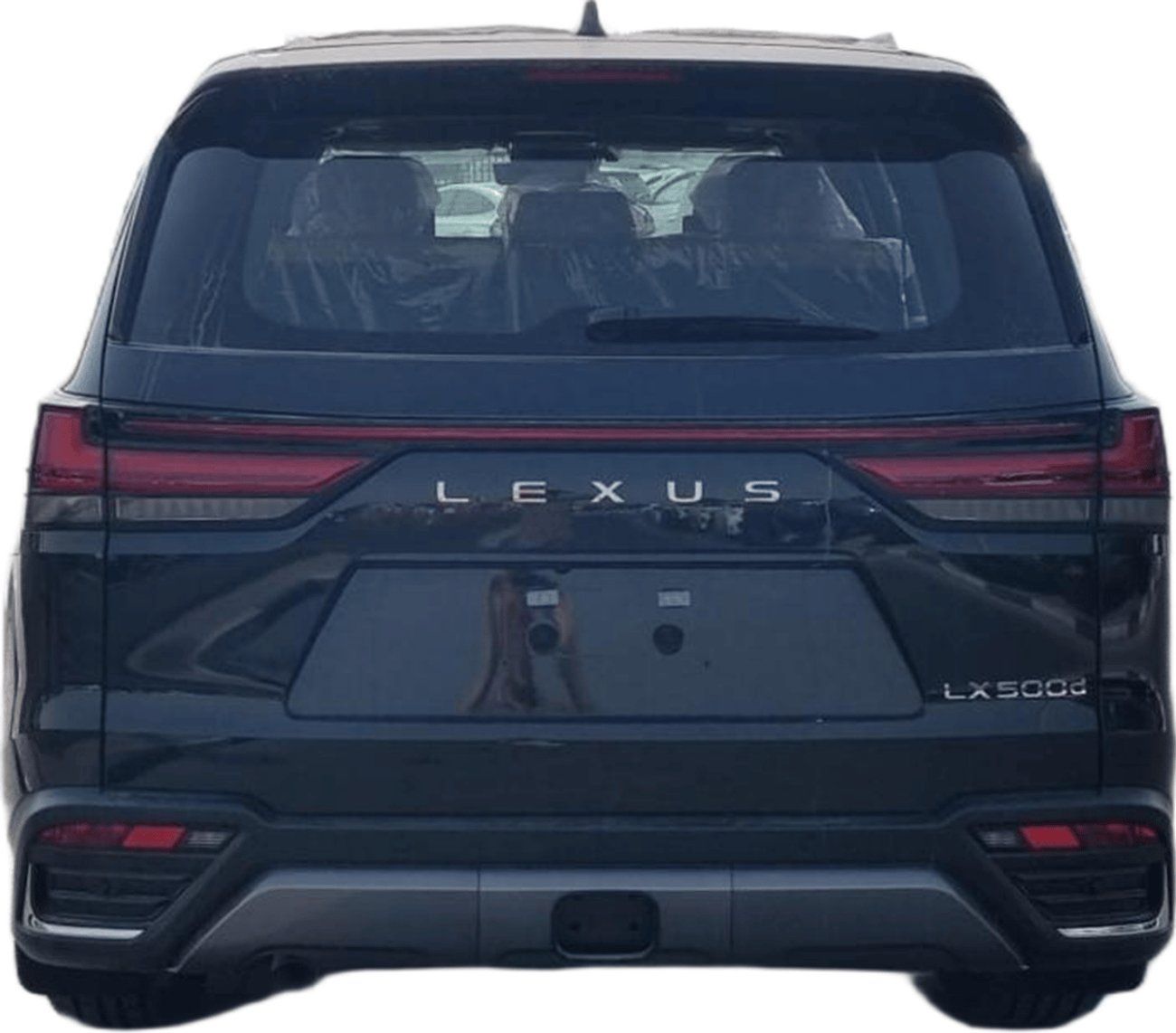 Lexus LX 500 ECTCWT001 - 2025 Lexus LX500d 3.3L Diesel Auto Black with Red  Interior