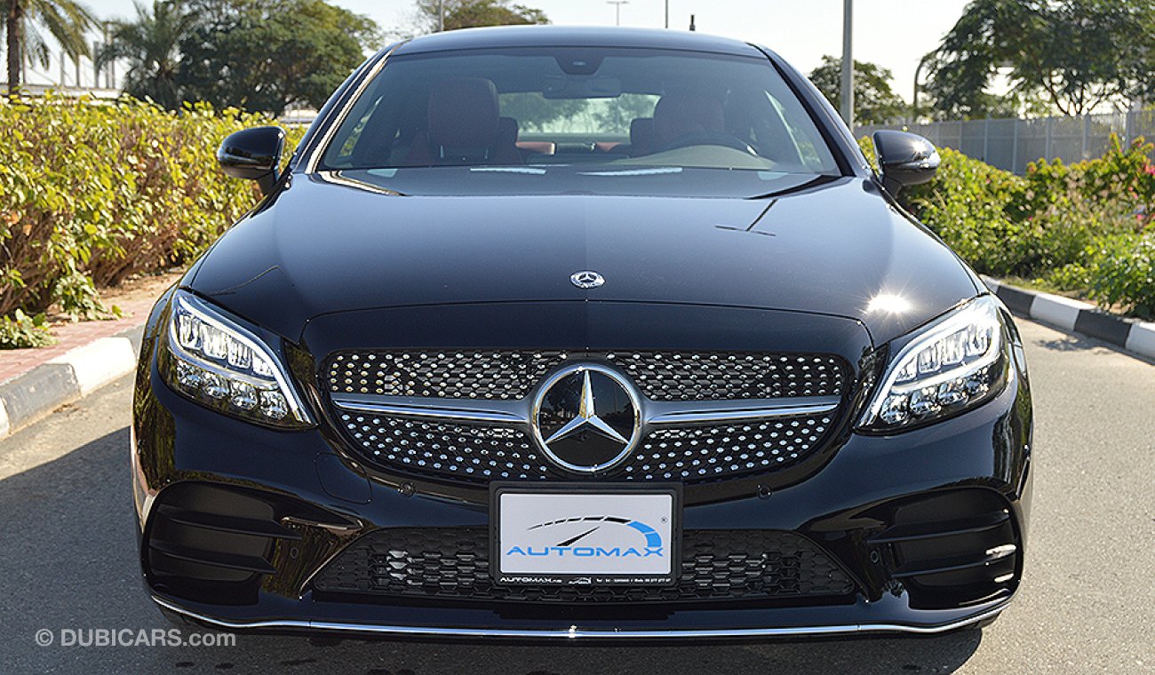 Mercedes-Benz C 300 Coupe 2019 AMG, 2.0L Inline-4 Engine, GCC, 0km with 3 Years or 100,000km Warranty