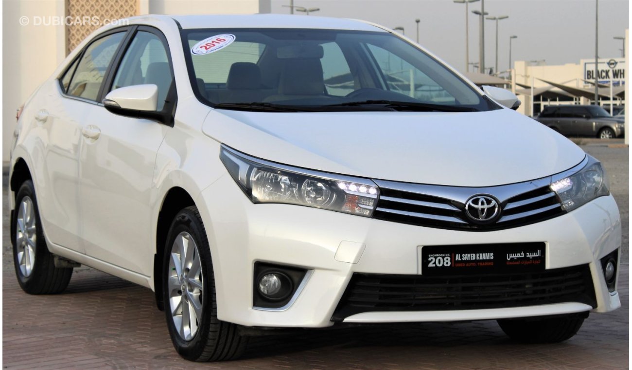 Toyota Corolla Toyota Corolla 2016 GCC No. 2 in excellent condition without accidents, very clean from inside and o