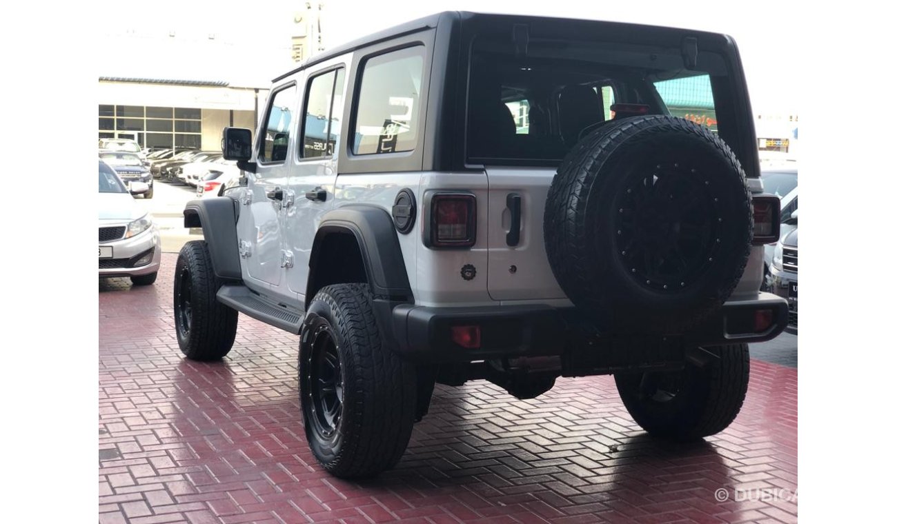 Jeep Wrangler JL UNLIMITED PLUS AGENCY LIFTED 2018 GCC UNDER WARRANTY IN MINT CONDITION