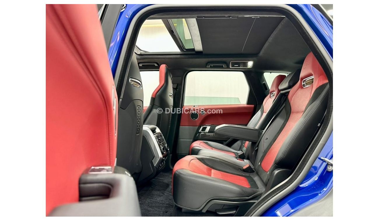 لاند روفر رينج روفر سبورت 2022 Range Rover Sport SVR Carbon, June 2025 Warranty, Service Contract, Full Options, Low Kms, Euro