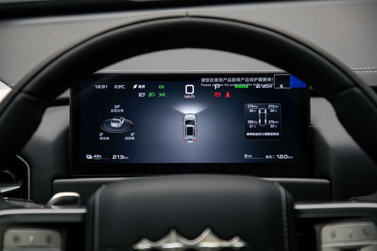 BYD Leopard Titanium 3 ID Ultra - Silver Inside Black | Export Only