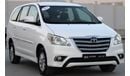 Toyota Innova Toyota Innova 2015 GCC number one, in excellent condition, without accidents, very clean from inside