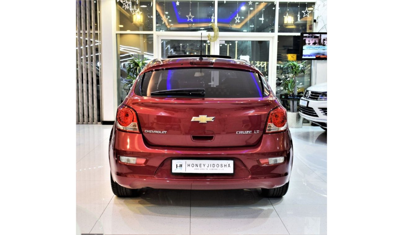 شيفروليه كروز VERY LOW MILEAGE! ONLY 85,000KM! Chevrolet Cruze LT HATCHBACK 2013 Model!! in Red Color! GCC Specs