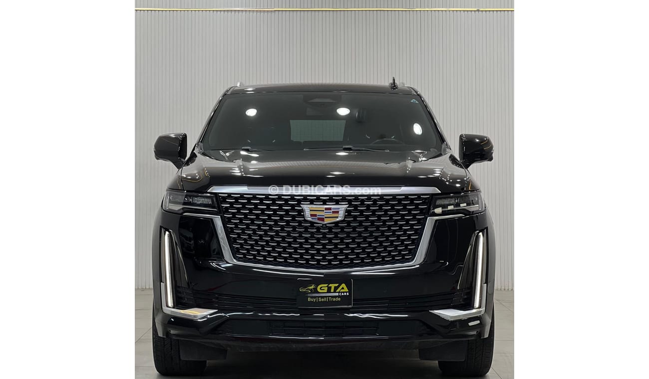 كاديلاك إسكالاد بريميوم لاكجري 2022 Cadillac Escalade LWB, Cadillac Warranty + Service Pack, Full Options, Low Kms, 