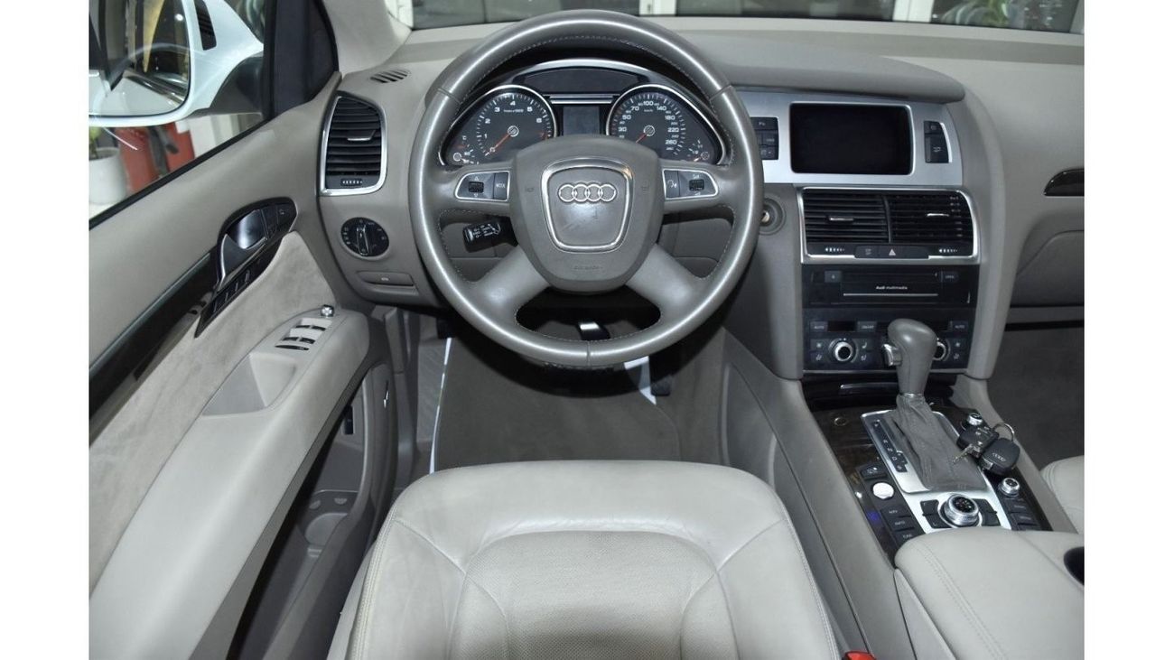 Audi Q7 EXCELLENT DEAL for our Audi Q7 S-Line 4.2L QUATTRO ( 2010 Model ) in White Color GCC Specs
