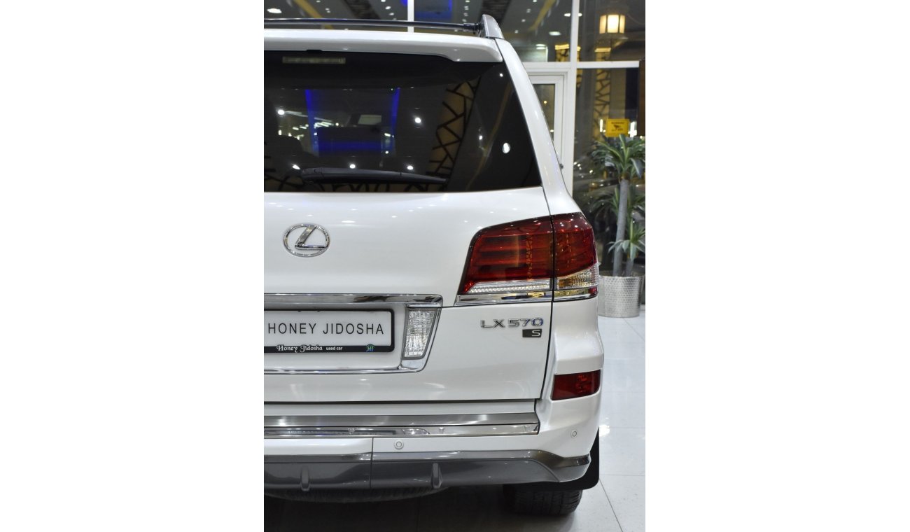 لكزس LX 570 EXCELLENT DEAL for our Lexus LX570 S ( 2014 Model ) in White Color GCC Specs