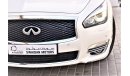 Infiniti Q70 AED 2056 PM | 3.7L V6 LUXURY GCC WARRANTY