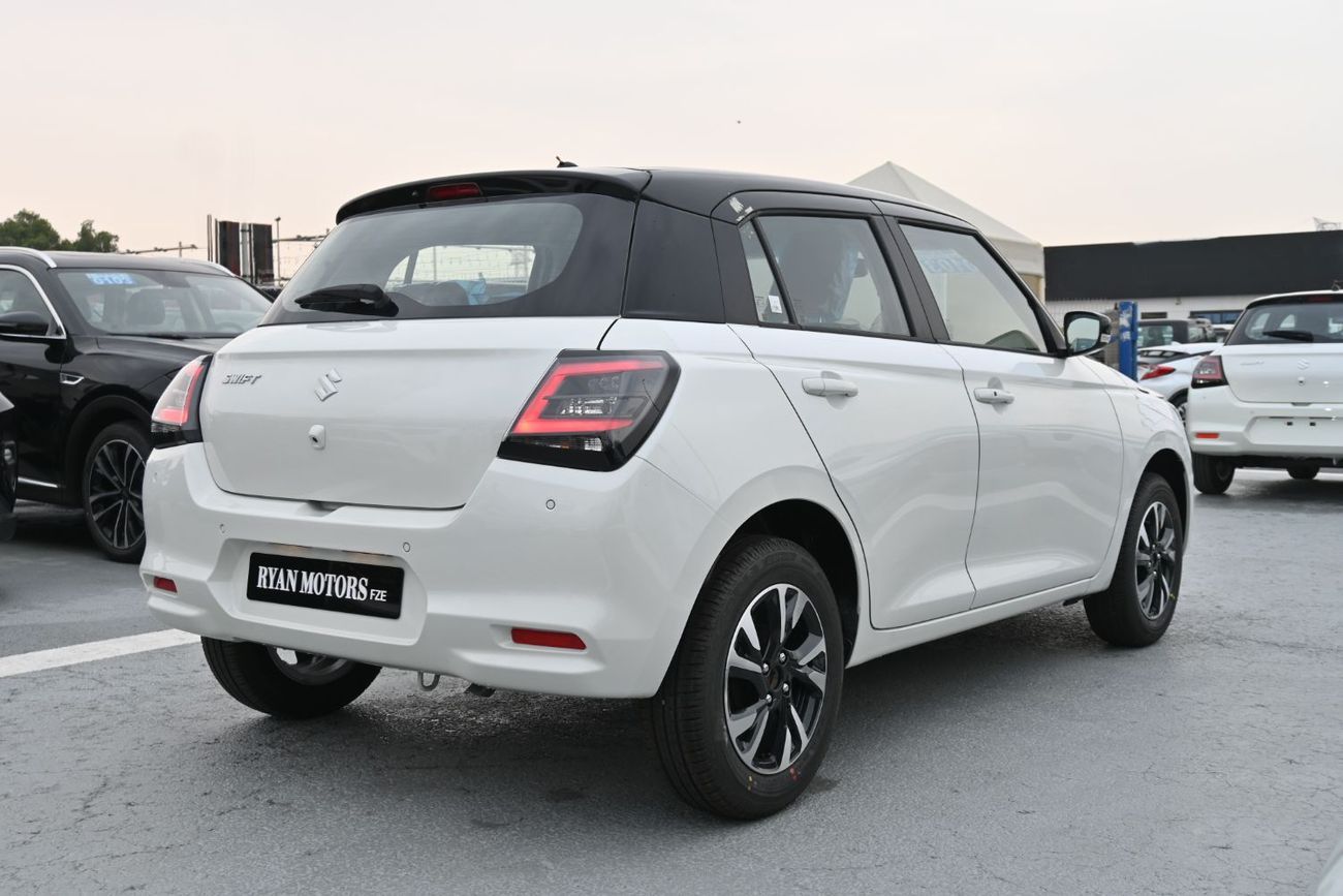 سوزوكي سويفت GLX Suzuki Swift 1.2L Petrol, Hatchback, FWD, White Dual Tone, Model 2026