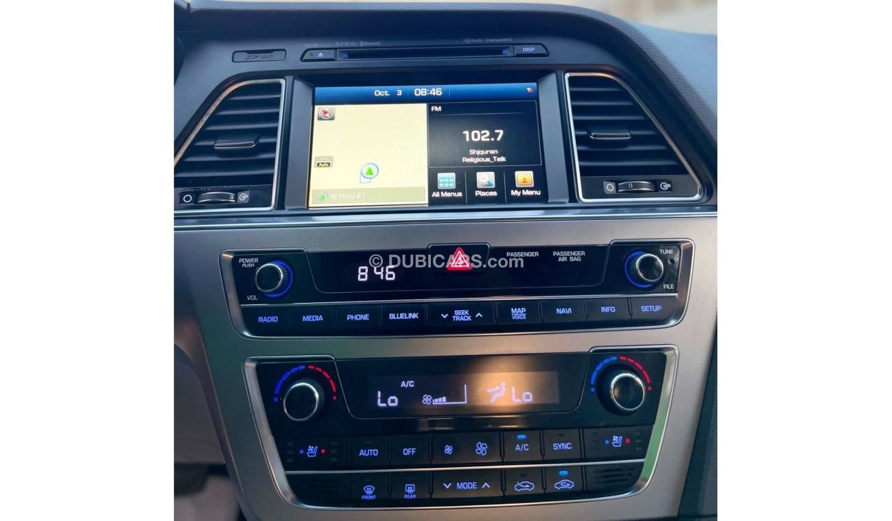 هيونداي سوناتا هيونداي سوناتا ليميتد فول اوبشن السنة : 2017 2.4 رمادي حالة ممتازة سيارة سيدان 97 تصدير يمكن تصديرها