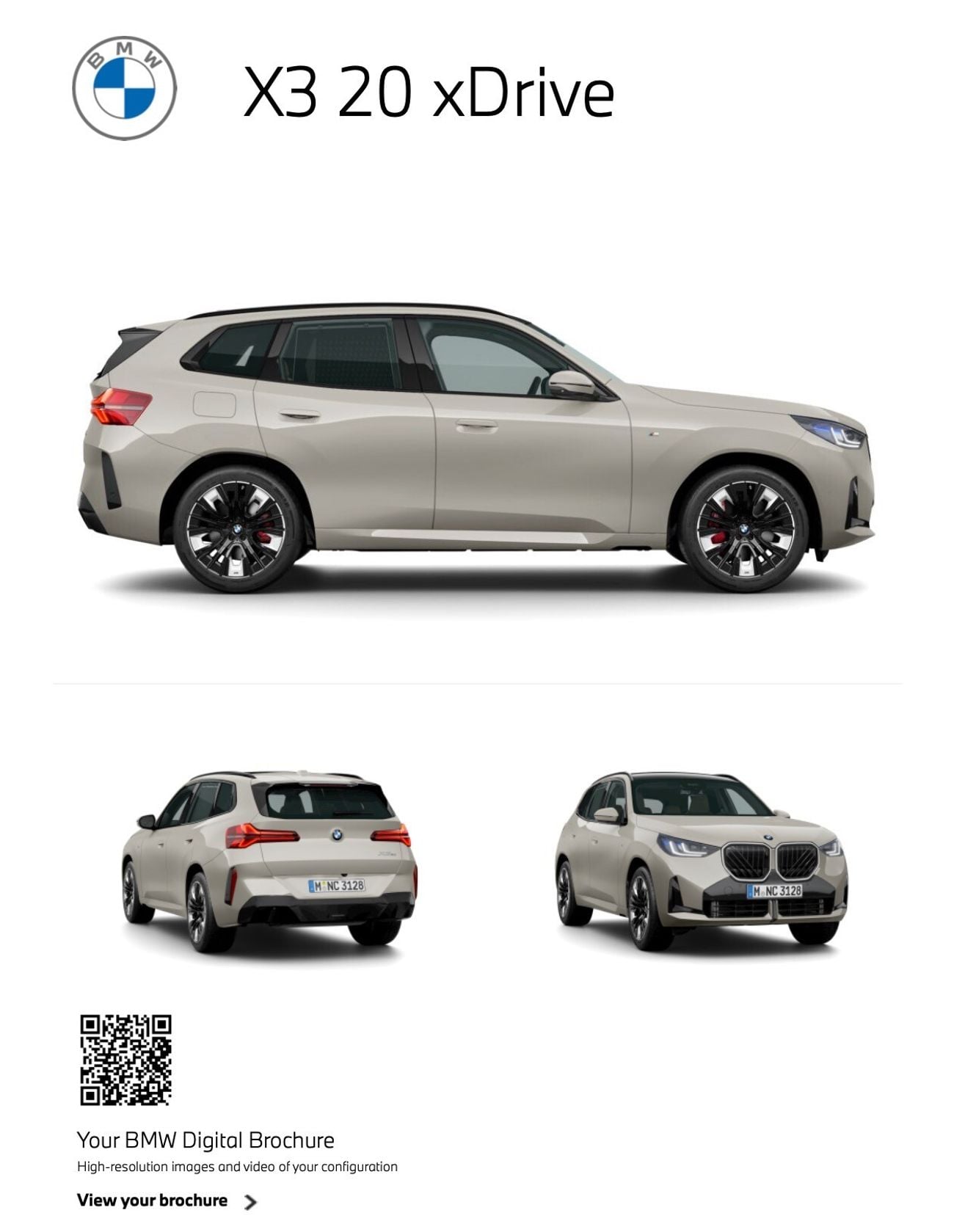 BMW X3 2025 BMW X3 M Sport Pro | Dune Grey | AGMC Warranty & Service | Pro-Spec
