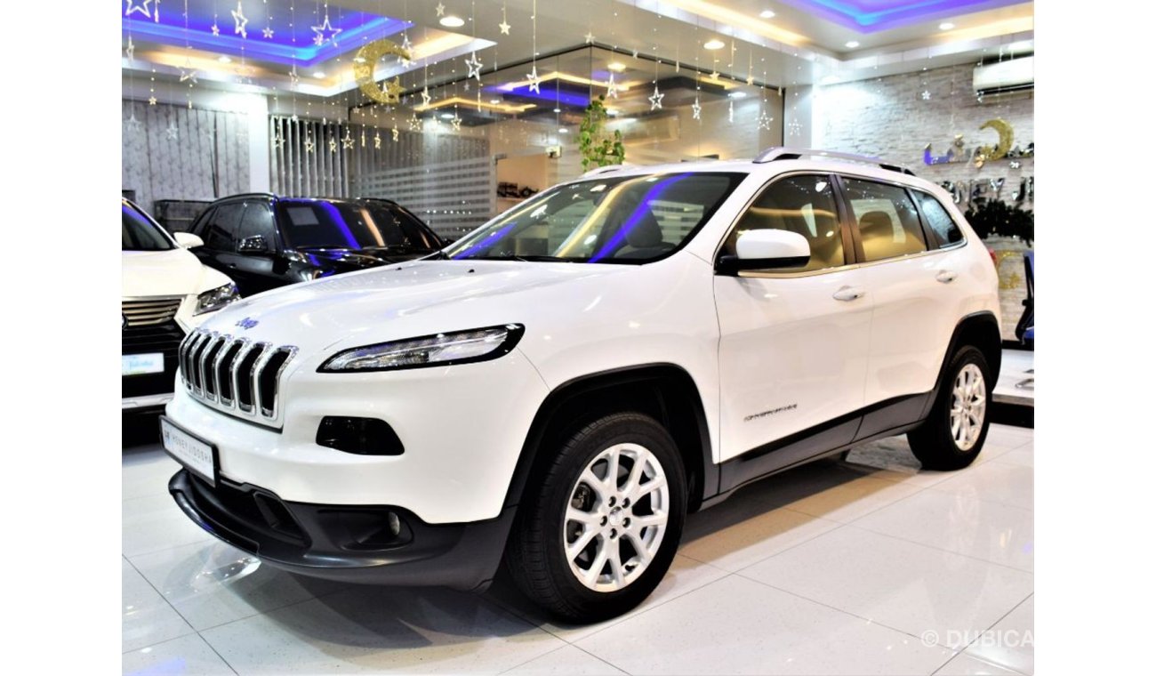 جيب شيروكي *FULL SERVICE HISTORY* Jeep Cherokee Longitude! 2015 Model in White Color! GCC Specs