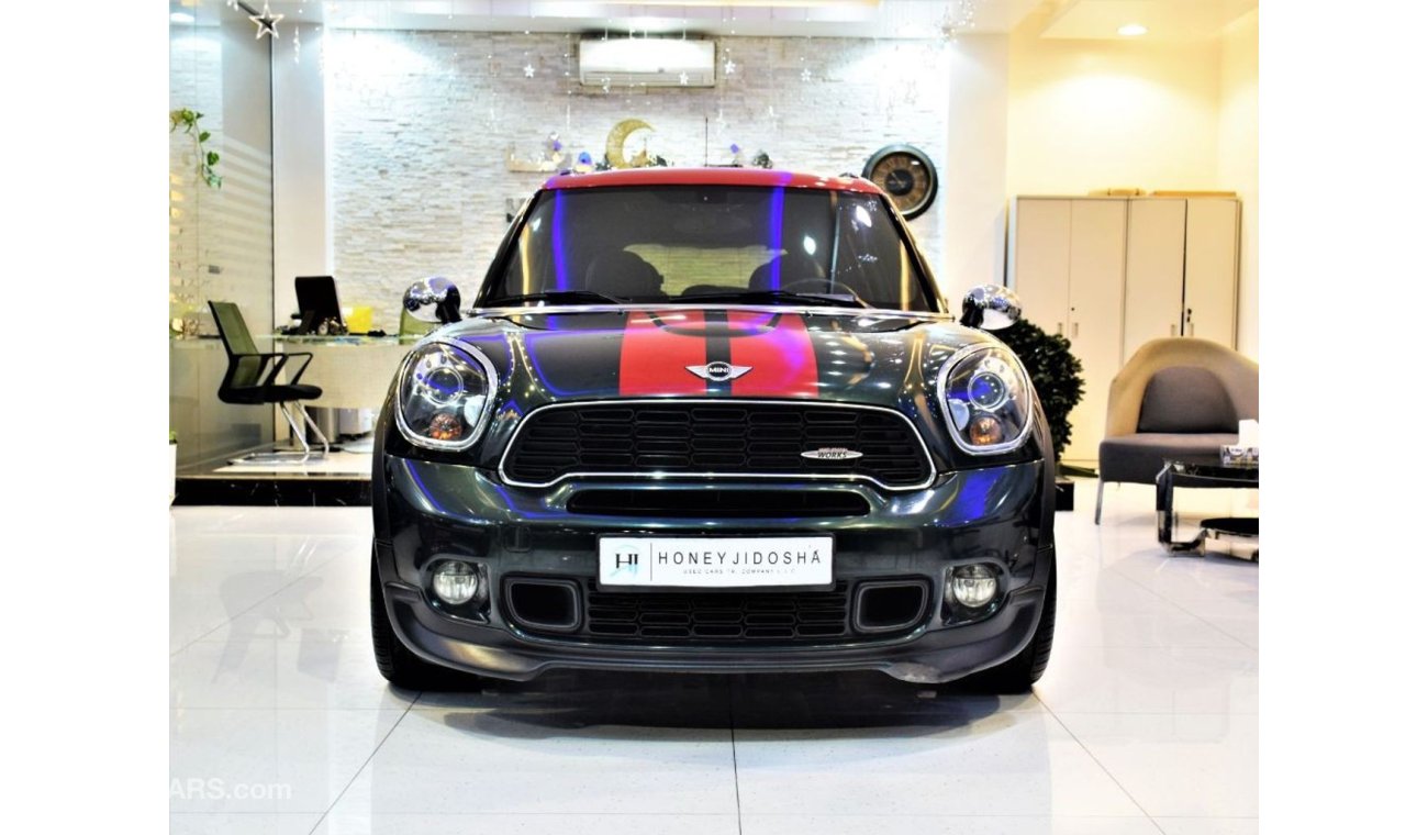 Mini John Cooper Works Countryman Amazing Mini John Cooper Works Countryman ALL4 2015 Model!! in Green & Red Stripes Color! GCC Specs