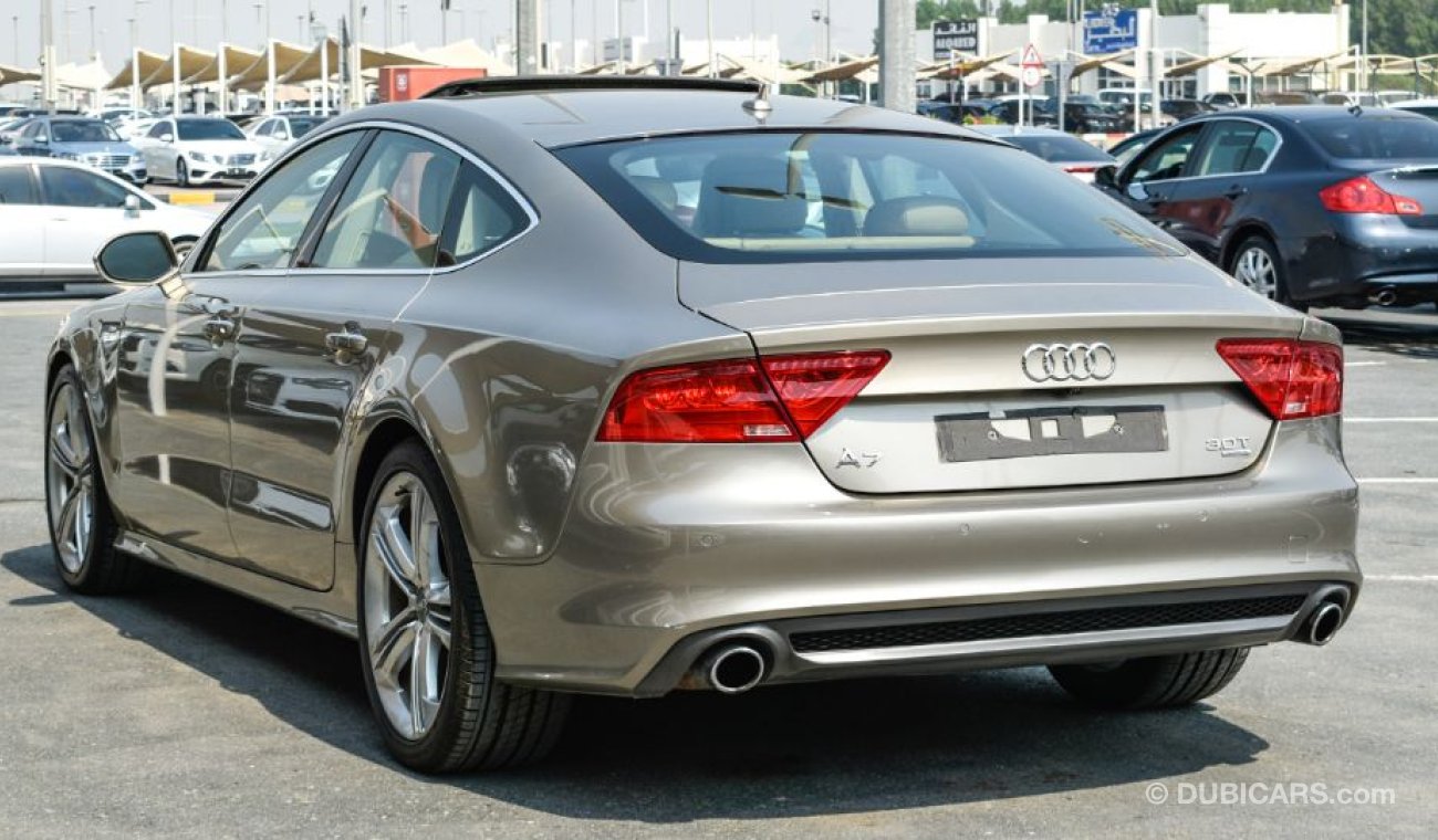 Audi A7 Audi A7 S_line 2012 Gcc Specefecation Very Clean Inside And Out Side Without Accedent No Paint Full