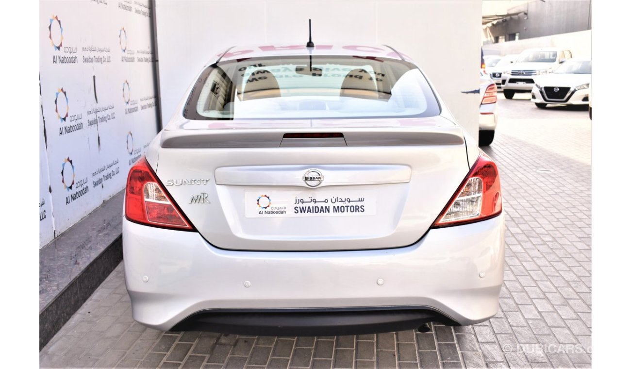 Nissan Sunny AED 586 PM | 1.5L SV SPOILER GCC WARRANTY