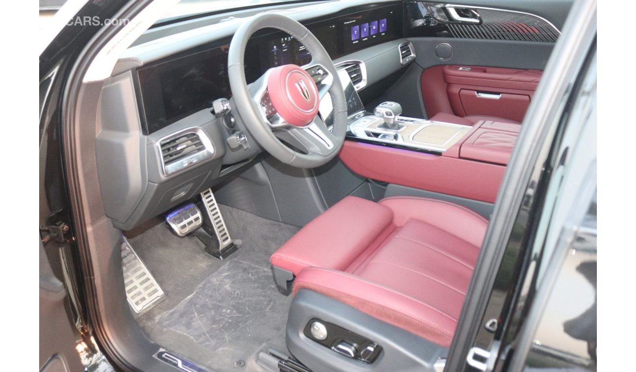 HONGQI E-HS9 ELECTRIC , 360 CAMERA, LEATHER SEAT, ELECTRIC SEAT, MODEL 2023 FOR EXPORT