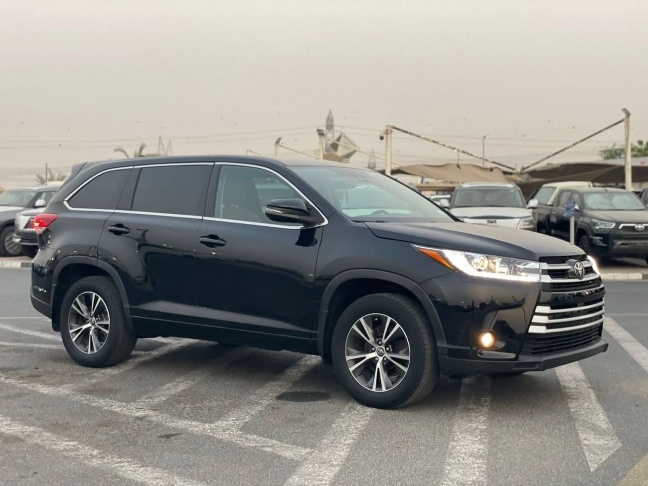 Toyota Highlander LE (NON GCC) 2017 Toyota Highlander MidOption - 3.5L V6 - 4x4 AWD - Full 7 Seater - Trunk Auto