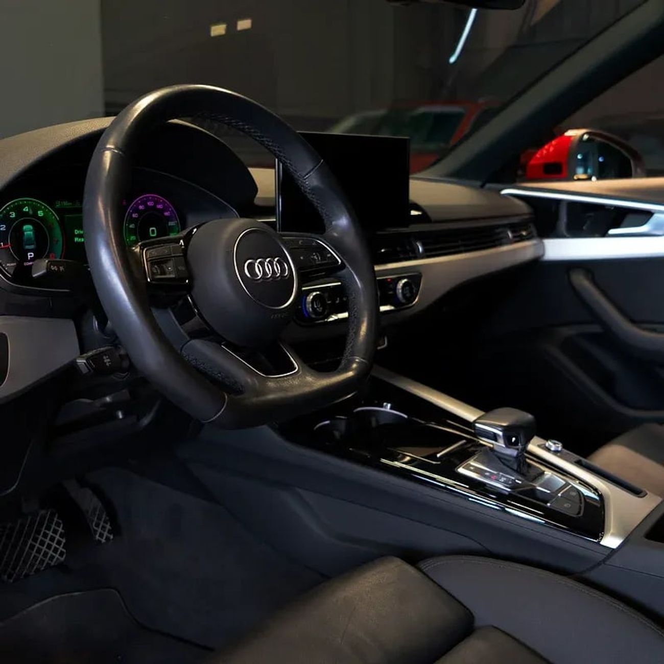 Audi A4 35 TFSI S Line 2.0L AED 1,858 pm • 0% Downpayment • A4 35TFSI S-Line • Agency Warranty